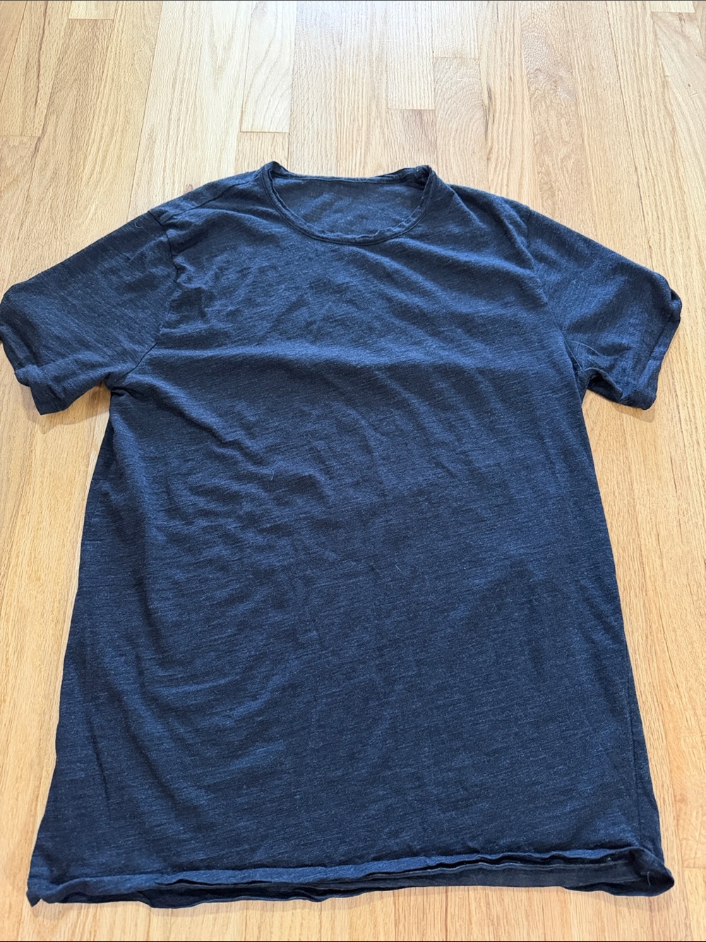 Taylor Stitch Charcoal Gray Merino Base T-Shirt